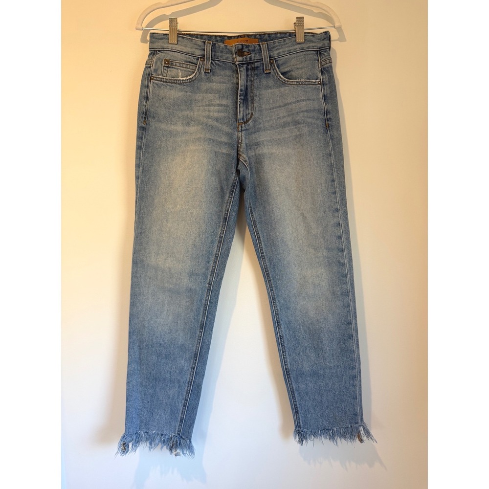 Women's Joe's Jeans The Smith Mid Rise, Straight, Ankle, Frayed Detail, Size W26